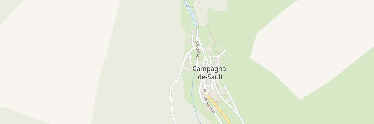 Plan du 1 Salvaniere à Campagna-de-Sault