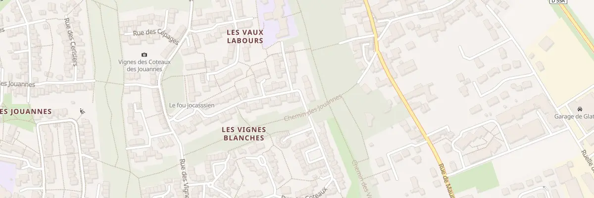 Plan du 42 Rue des Gloriettes à Jouy-le-Moutier