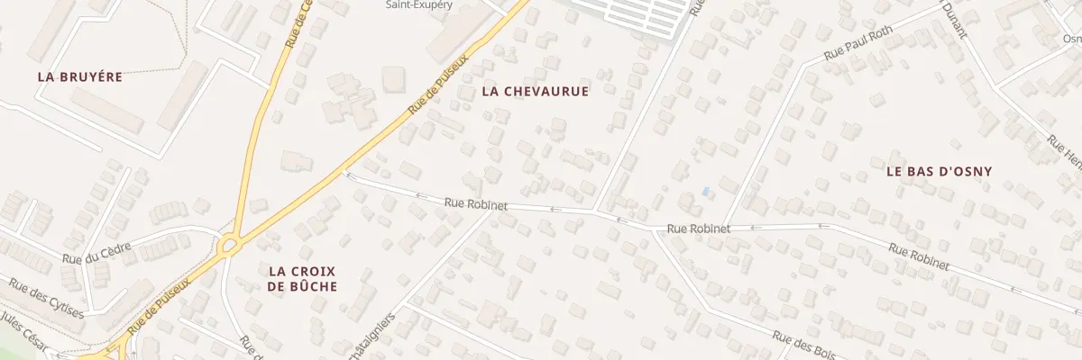 Plan du 7 Rue Robinet à Osny