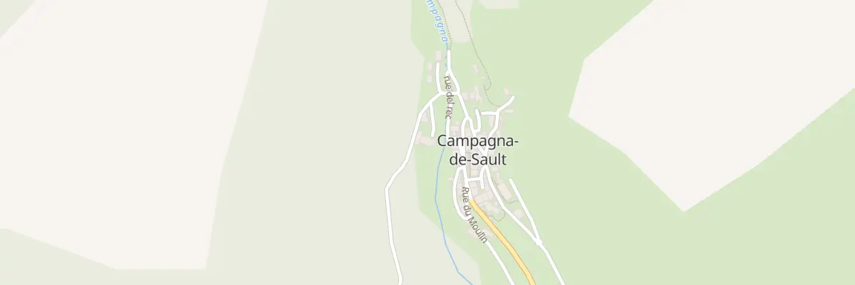 Plan du 24 Le Village à Campagna-de-Sault
