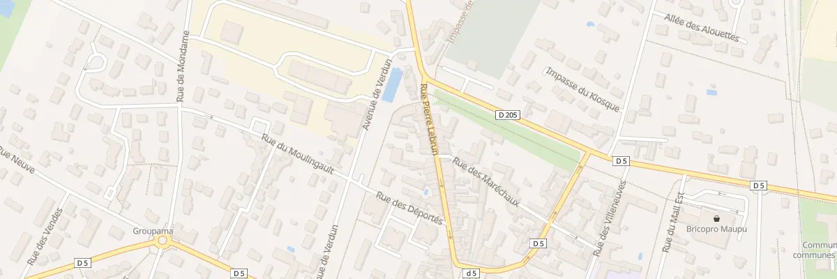 Plan du 36 Rue Pierre Lebrun à Neuville-aux-Bois