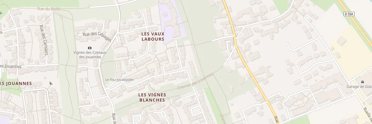 Plan du 76 Rue des Coteaux à Jouy-le-Moutier