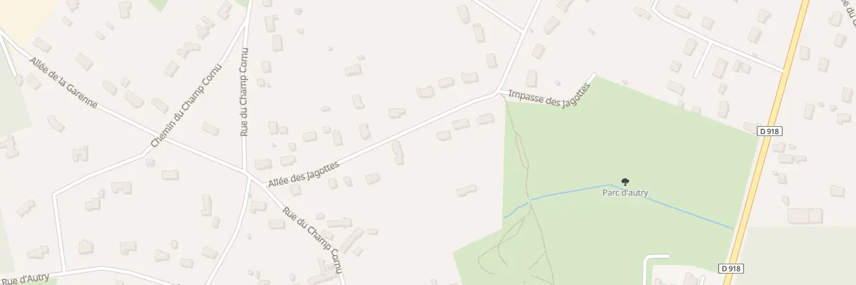 Plan du 10B All des Jagottes à Méreau