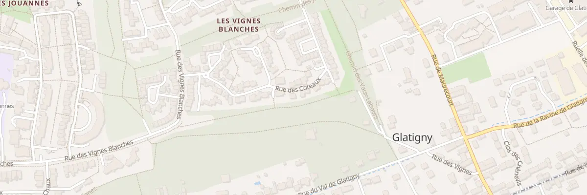 Plan du 26 Rue des Coteaux à Jouy-le-Moutier