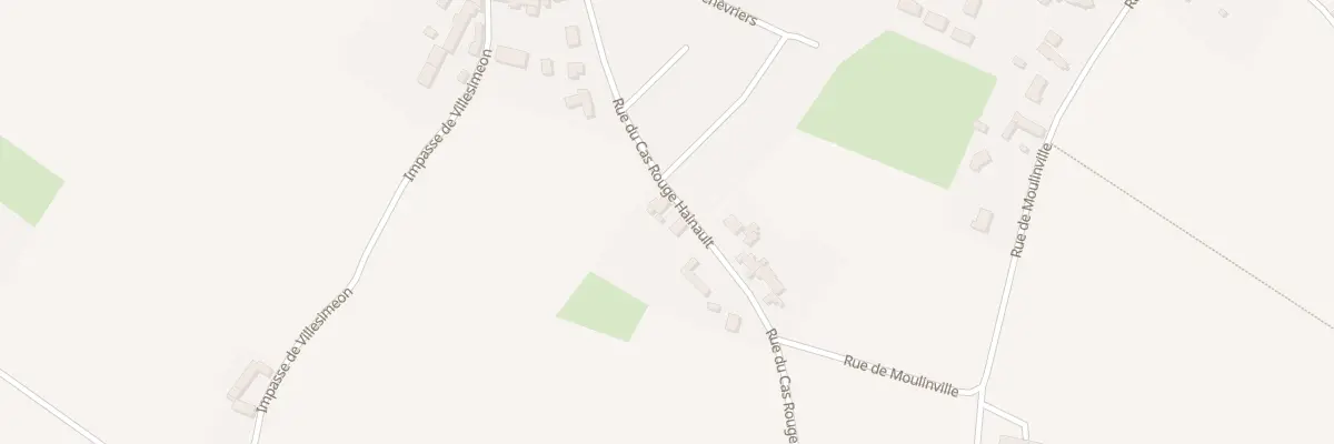Plan du 18 Rue du Cas Rouge Hainault à Neuville-aux-Bois