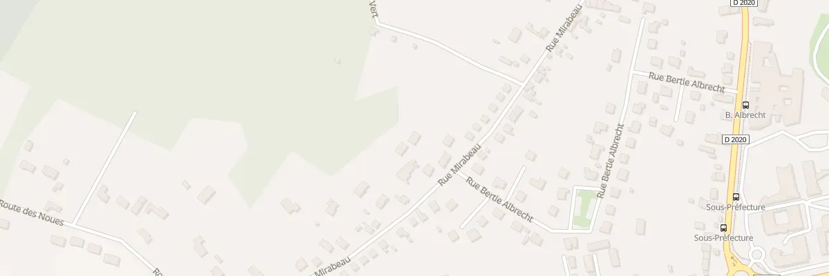 Plan du 70B Rue Mirabeau à Vierzon