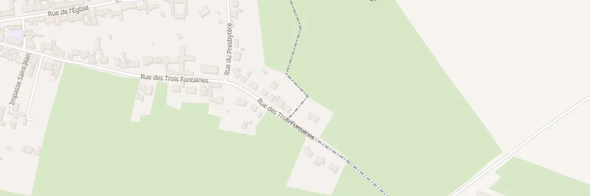 Plan du 41 Rue des Trois Fontaines à Hesdin-la-Forêt