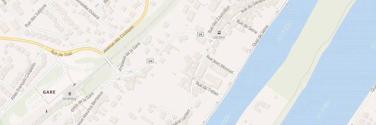 Plan du 44 Rue du Gen Leclerc à Andrésy