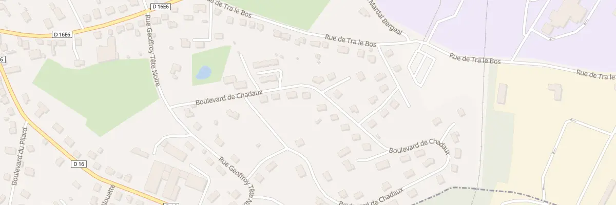 Plan du 10 Bd des Chadaux à Égletons