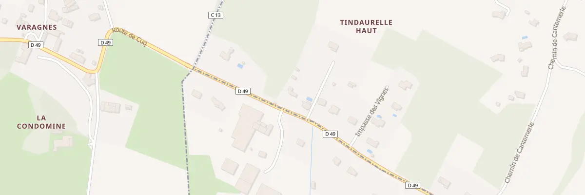 Plan du 220 Rte Servies à Cuq