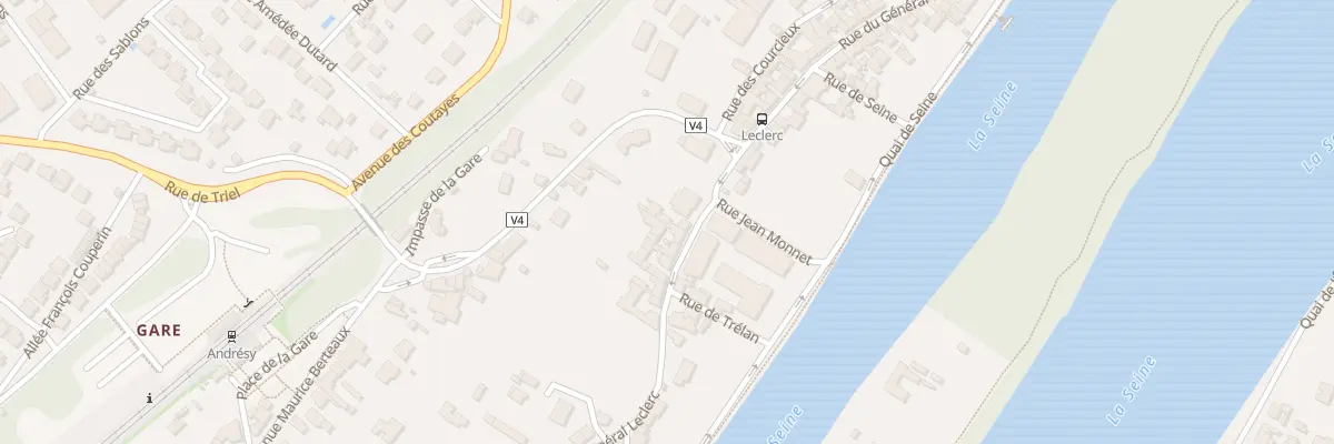 Plan du 40 Rue du Gen Leclerc à Andrésy