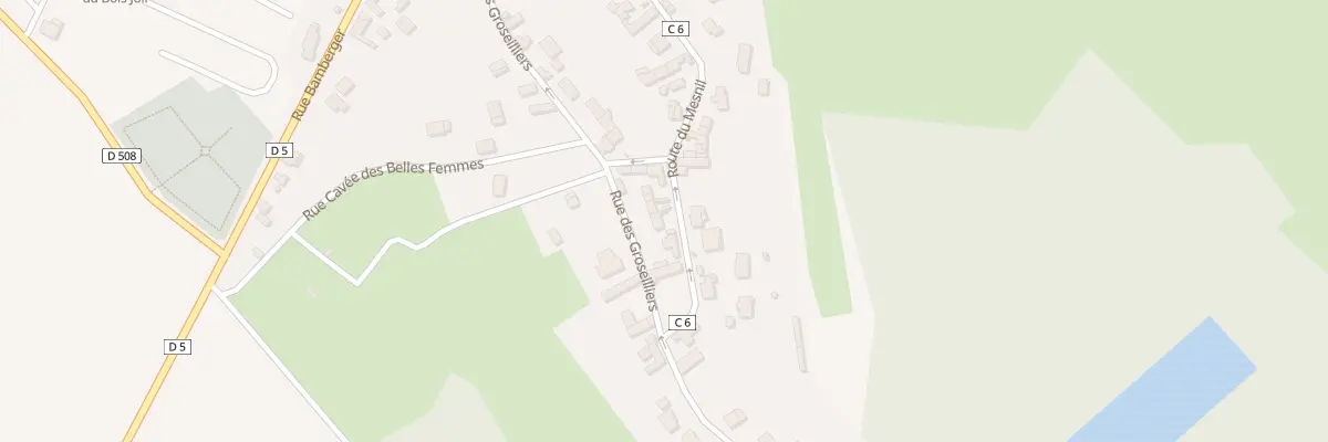 Plan du 34 Rue du Mesnil à Hénonville