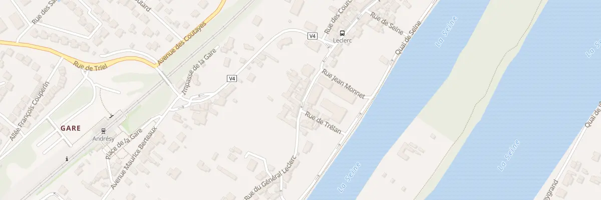Plan du 48 Rue du Gen Leclerc à Andrésy