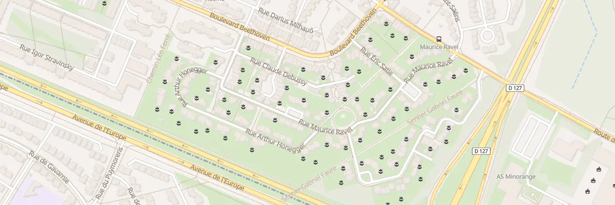 Plan du 32 Rue Maurice Ravel à Guyancourt