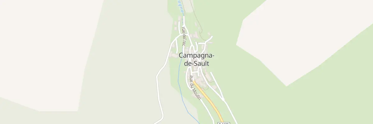 Plan du 11 Le Village à Campagna-de-Sault