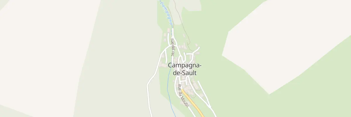 Plan du 29 Le Village à Campagna-de-Sault