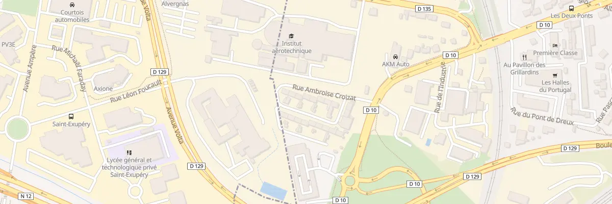 Plan du 16 Rue Ambroise Croizat à Saint-Cyr-l’École