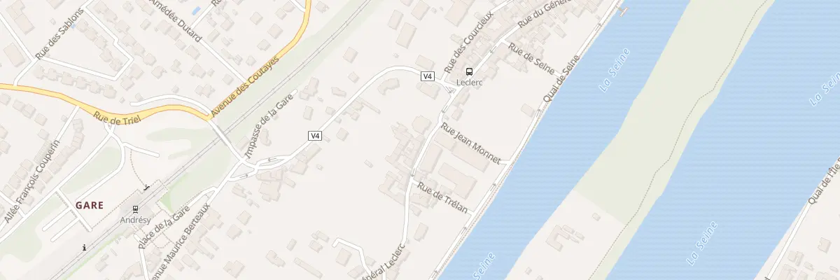 Plan du 42 Rue du Gen Leclerc à Andrésy