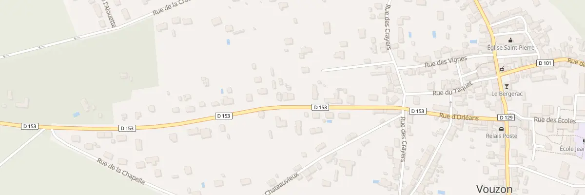 Plan du 30 Rue d’Orléans à Vouzon
