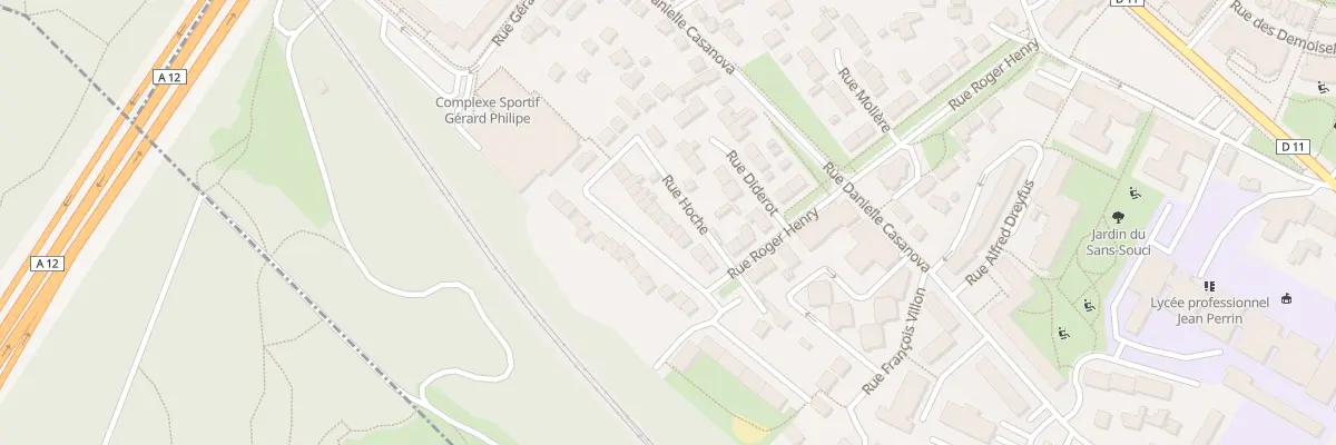 Plan du 11 Rue Hoche à Saint-Cyr-l’École