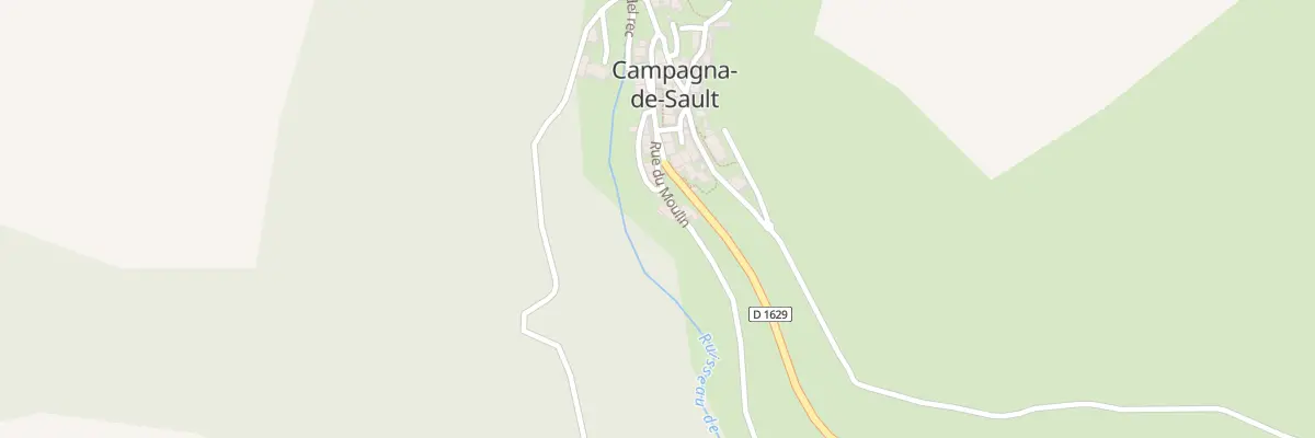 Plan du Village à Campagna-de-Sault