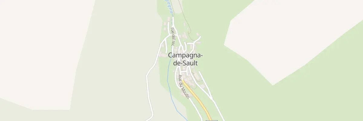 Plan du 35 Le Village à Campagna-de-Sault