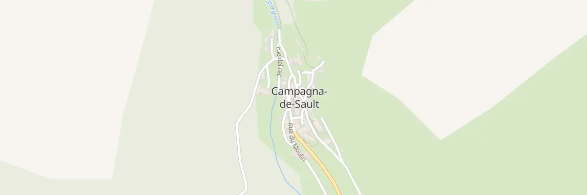 Plan du 10 Le Village à Campagna-de-Sault