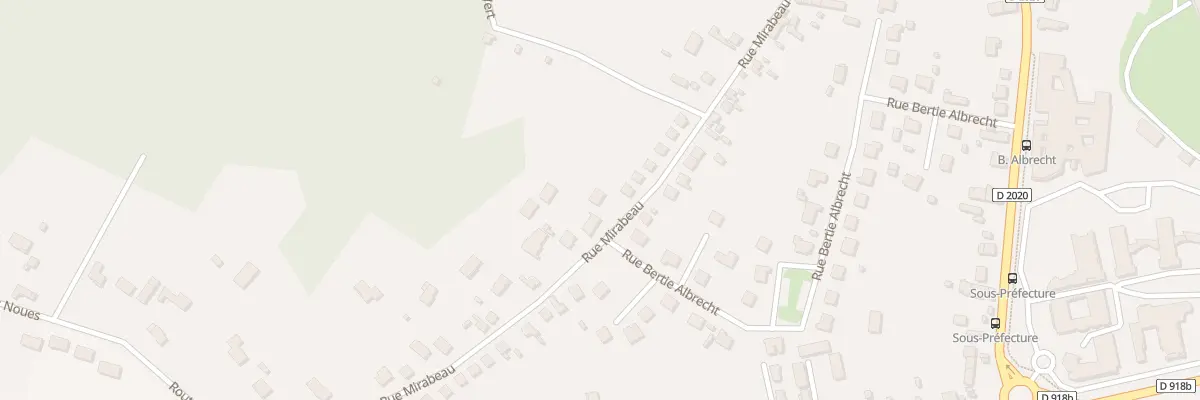 Plan du 64 Rue Mirabeau à Vierzon