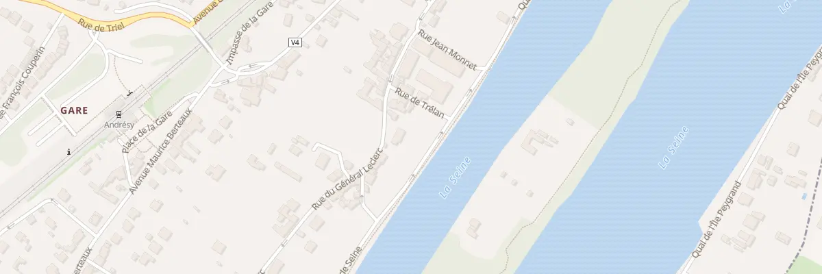 Plan du 43B Rue du Gen Leclerc à Andrésy