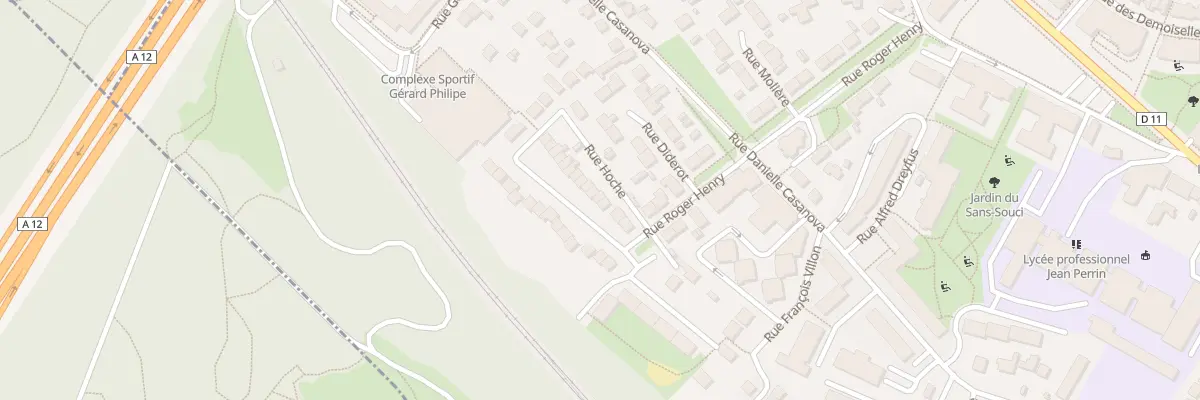 Plan du 7 Rue Hoche à Saint-Cyr-l’École