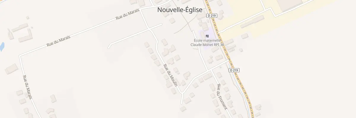 Plan du 240 Rue du Moulin à Nouvelle-Église