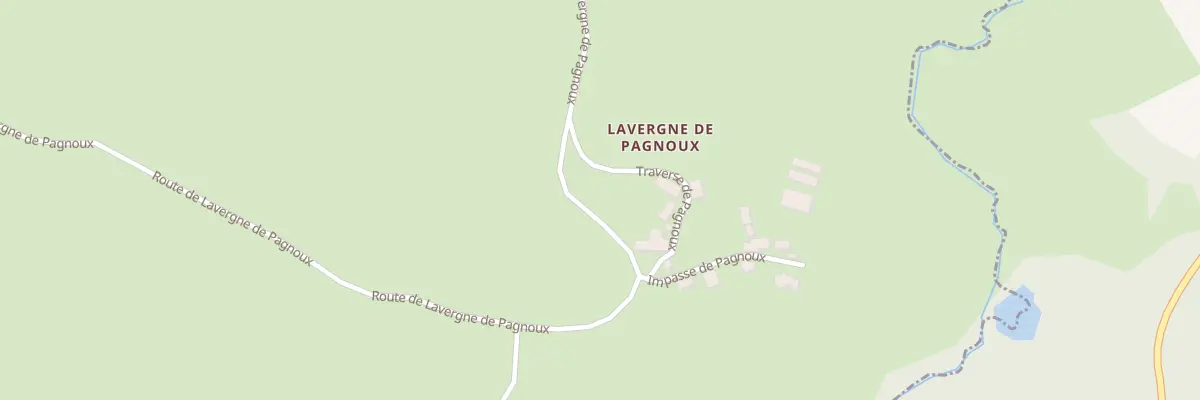 Plan du 5088F Lavergne à Gorses