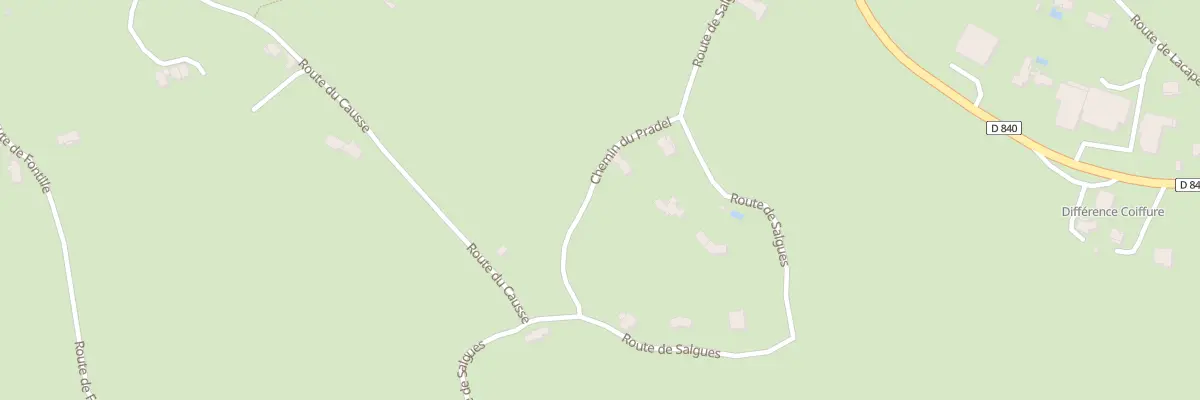 Plan du 5445 La Capelette à Capdenac