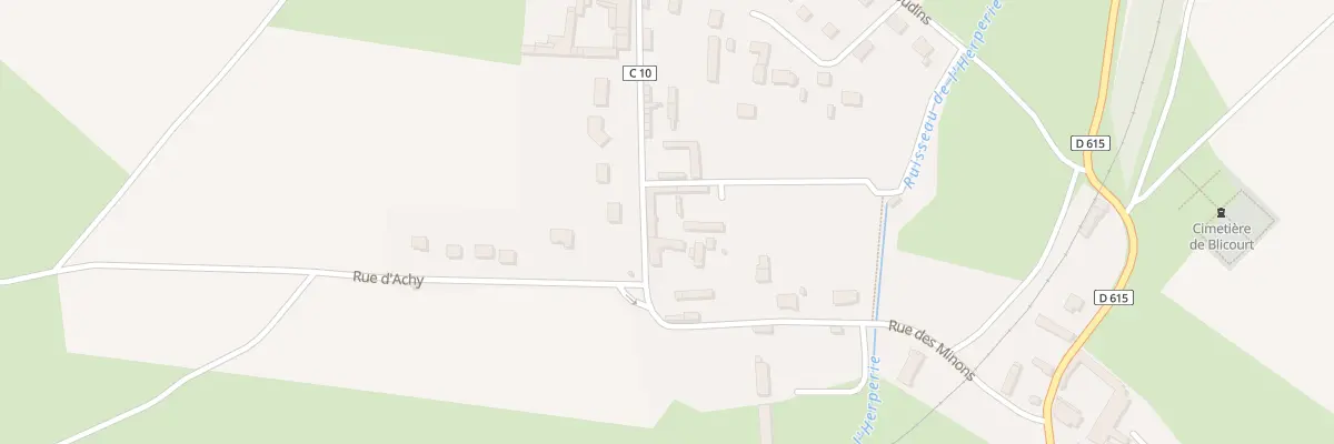 Plan du 4 Rue Neuve à Blicourt