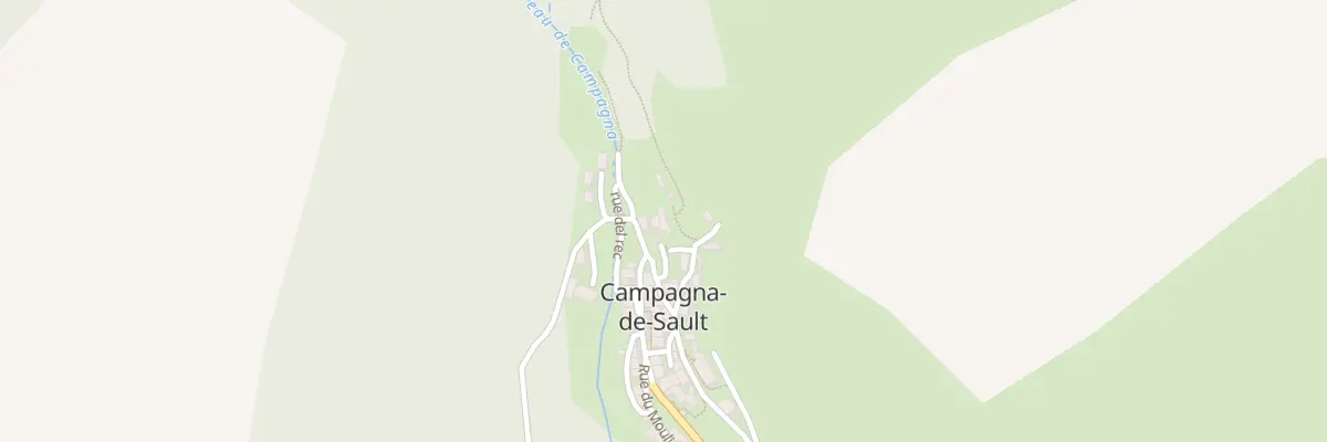 Plan du 22 Le Village à Campagna-de-Sault