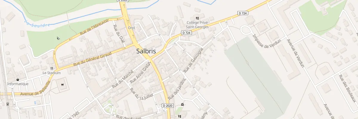 Plan du 5 Rue du Berry à Salbris