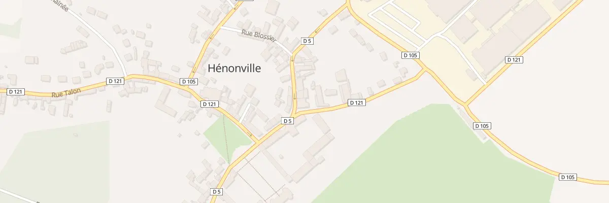 Plan du 1 Rue Etienne Moulin à Hénonville