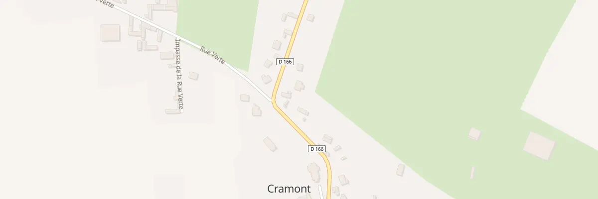 Plan du 2 Rte d’Auxi le Château à Cramont