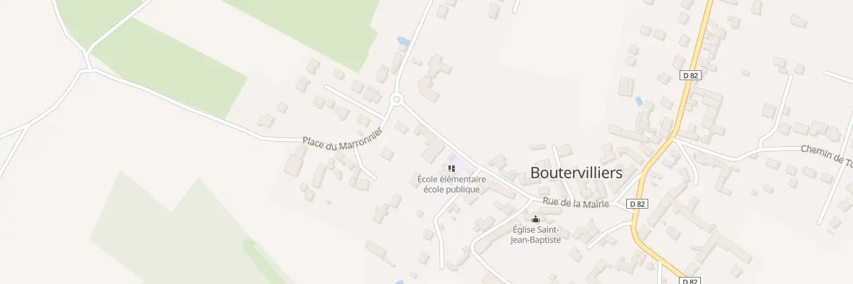 Plan du 12 Rue de la Mairie à Boutervilliers