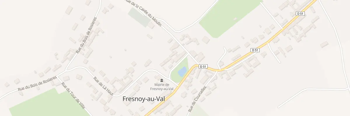 Plan du 10 Pl de la Ville à Fresnoy-au-Val