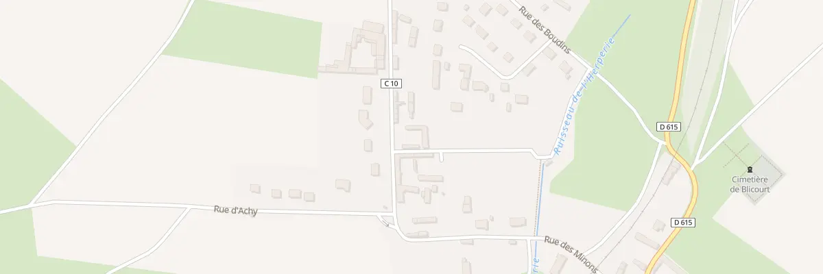 Plan du 6 Rue Neuve à Blicourt