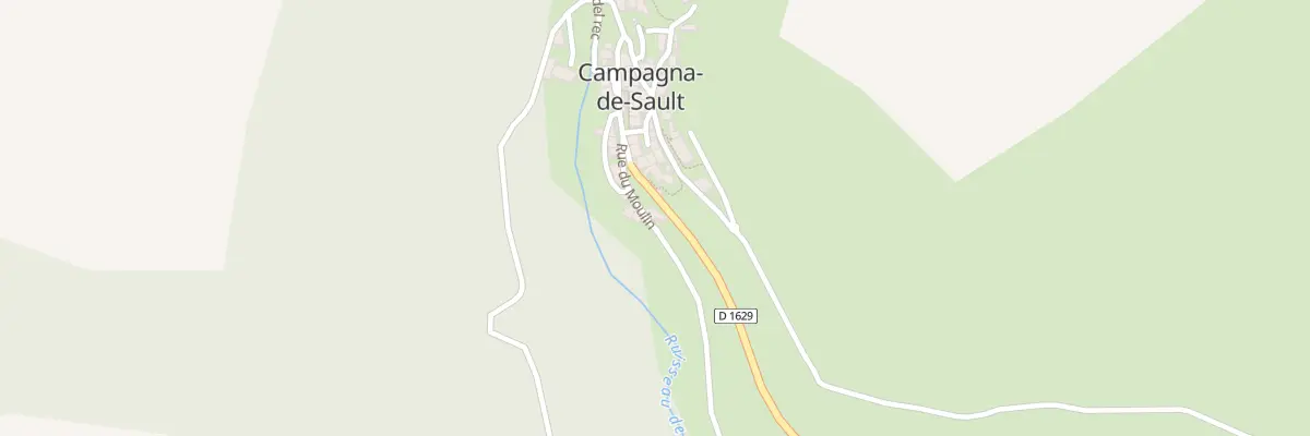 Plan du 16 Le Village à Campagna-de-Sault