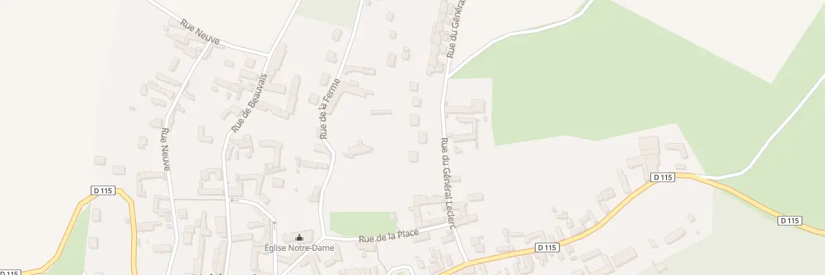 Plan du 7 Rue du Général Leclerc à Valdampierre
