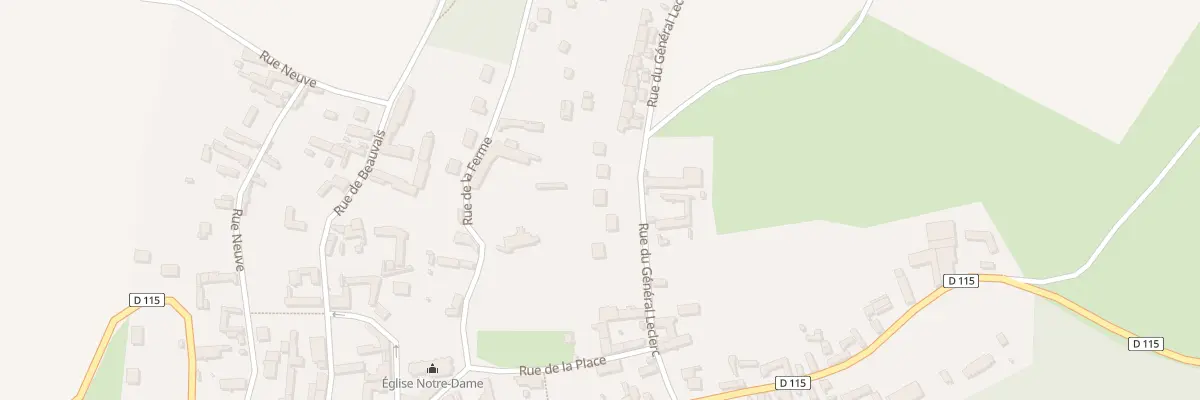 Plan du 7B Rue du Général Leclerc à Valdampierre