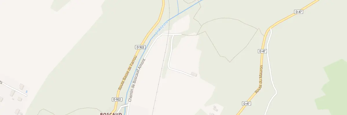 Plan du 284 Che de Boscaud Amont à Villefranche-de-Rouergue