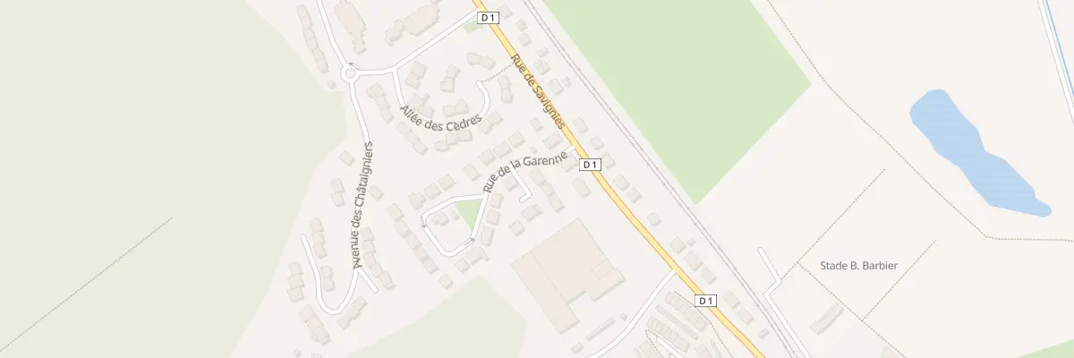 Plan du 3 Rue de la Garenne à Beauvais