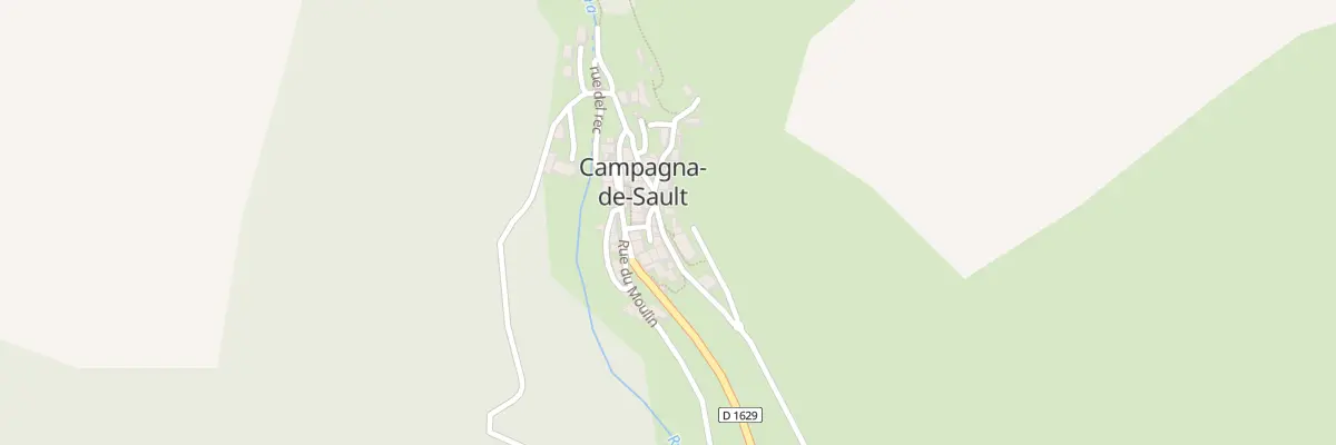 Plan du 31 Le Village à Campagna-de-Sault