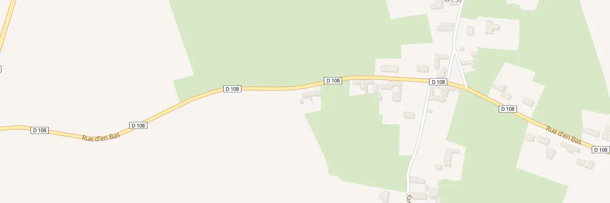 Plan du 50 Rue du Bas à Wamin