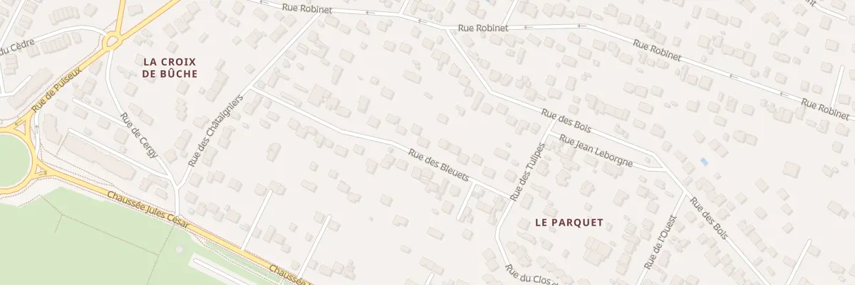 Plan du 17 Rue des Bleuets à Osny