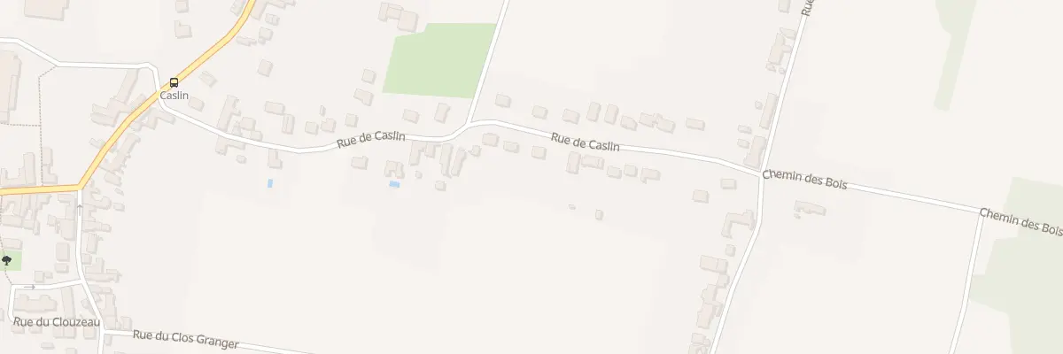 Plan du 38 Rue de Caslin à Bou